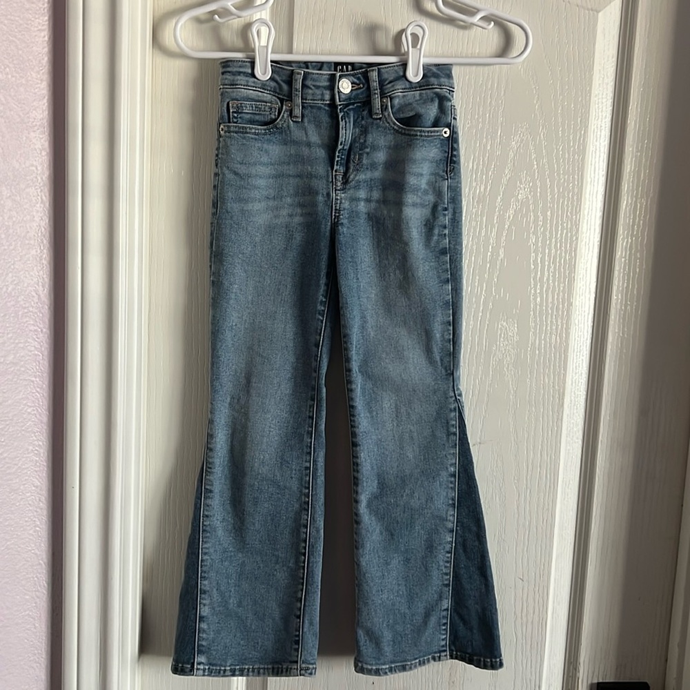 Girls Gap denim jeans 70s Flare